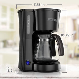 Black & Decker 5-Cup Coffee Maker - Black, , hires