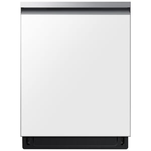 Samsung Bespoke 24 in. Smart Built-In Dishwasher with Top Control, 46 dBA Sound Level, 15 Place Settings, 7 Wash Cycles & Sanitize Cycle - White Glass, , hires