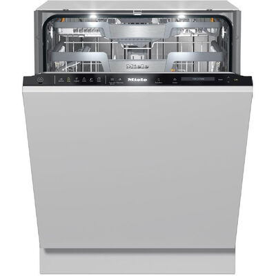 Miele 24 in. Smart Built-In Dishwasher with AutoDos System, Top Control, 40 dBA Sound Level, 16 Place Settings, Wash Cycles & Sanitize Cycle - Custom Panel Ready | G7591SCVIK2O