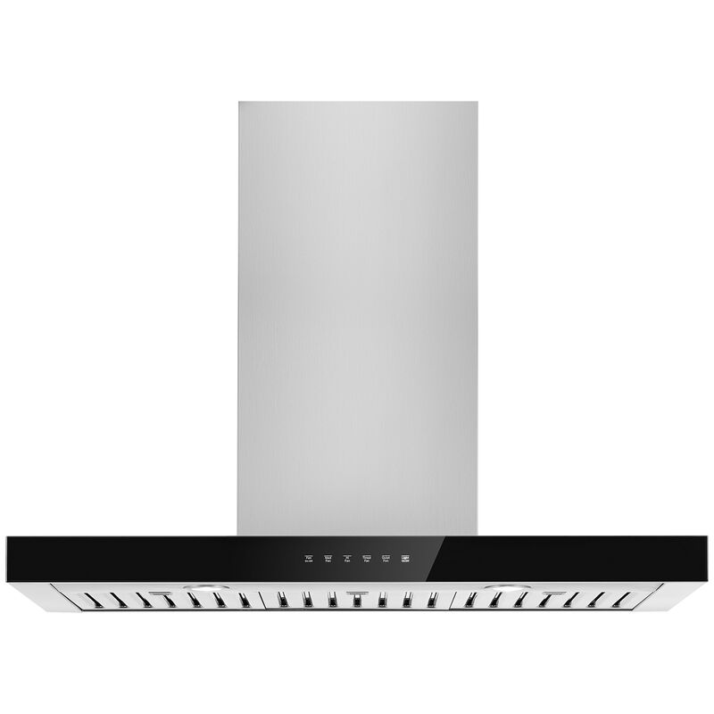 JennAir 36 in. Convertible Chimney Style Range Hood with 550 CFM, 4 Fan Speeds & 2 LED Lights - Stainless Steel, , hires