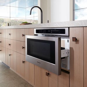 Monogram 24 in. 1.2 cu. ft. 1000W Drawer Microwave with Sensor Cooking - Stainless Steel, , hires