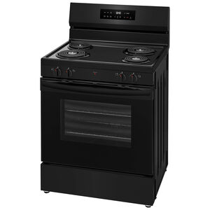 Frigidaire 30 in. 5.3 cu. ft. Electric Range with Coil Burners - Black, Black, hires