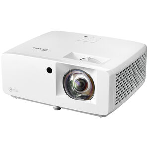 Optoma Eco-Friendly Short Throw Full HD Laser Home Projector - White, , hires