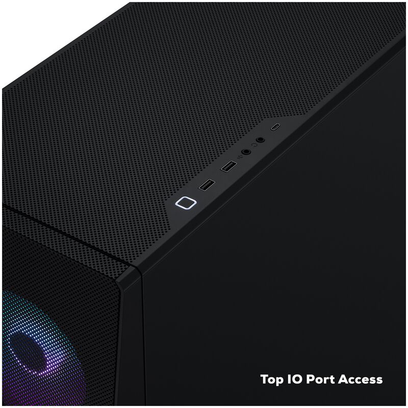 iBUYPOWER Slate Gaming Desktop with Intel Core i7 14700F, 20-Core CPU, NVIDIA GeForce RTX 4060, 8GB VRAM GPU, 32 GB RAM, 1 TB SSD & Windows 11 Home - Black, , hires