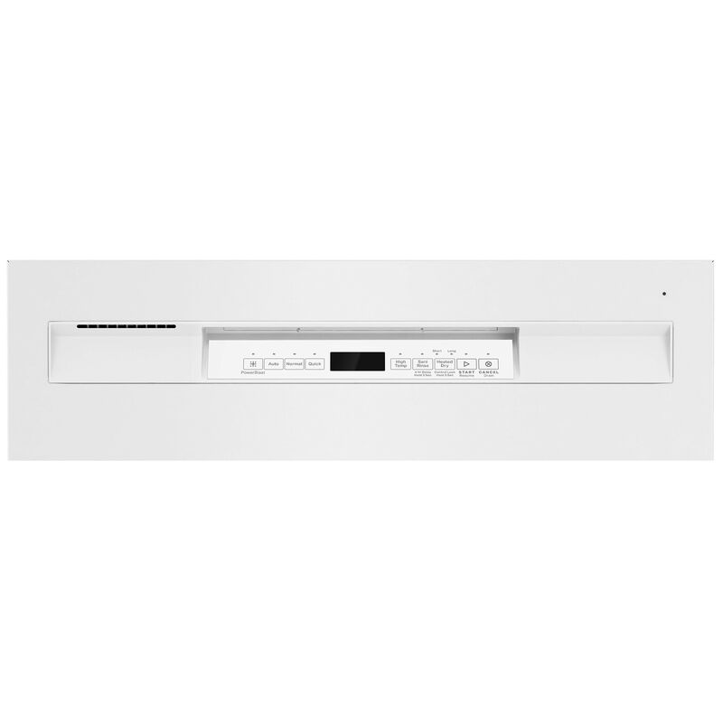 Maytag 24 in. Front Control Dishwasher with 50 dBa Sound Level & Pocket - White, White, hires