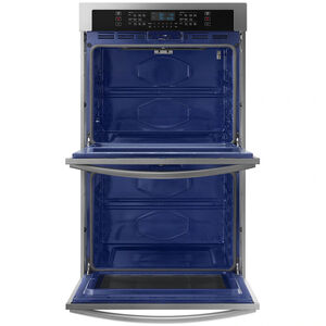 Samsung 30 in. 10.2 cu. ft. Smart Top Control Electric Double Wall Oven - Stainless Steel, Stainless Steel, hires