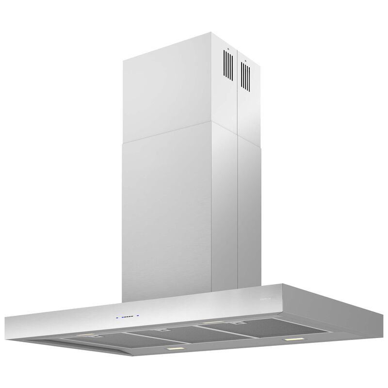 Zephyr 36 in. Chimney Style Range Hood with 5 Speed Settings, 600 CFM & 4 LED Lights - Stainless Steel, , hires