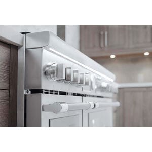 Thermador Pro Grand Professional Series 48 in. 8.2 cu. ft. Smart True European Convection Double Oven Dual Fuel Range with 6 Sealed Burners - Stainless Steel, , hires