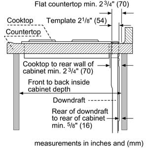 Thermador Masterpiece Series 36 in. Convertible Downdraft with 3 Fan Speeds - Stainless Steel, , hires