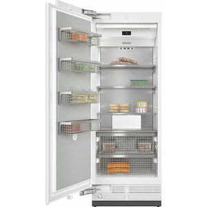 Miele 30" 15.7 Cu. Ft. Built-In Upright Smart Freezer with Ice Maker & Digital Control - Custom Panel Ready, , hires