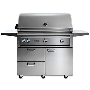 Lynx Professional 42 in. 4-Burner Natural Gas Grill with Rotisserie & Smoker Box - Stainless Steel, , hires
