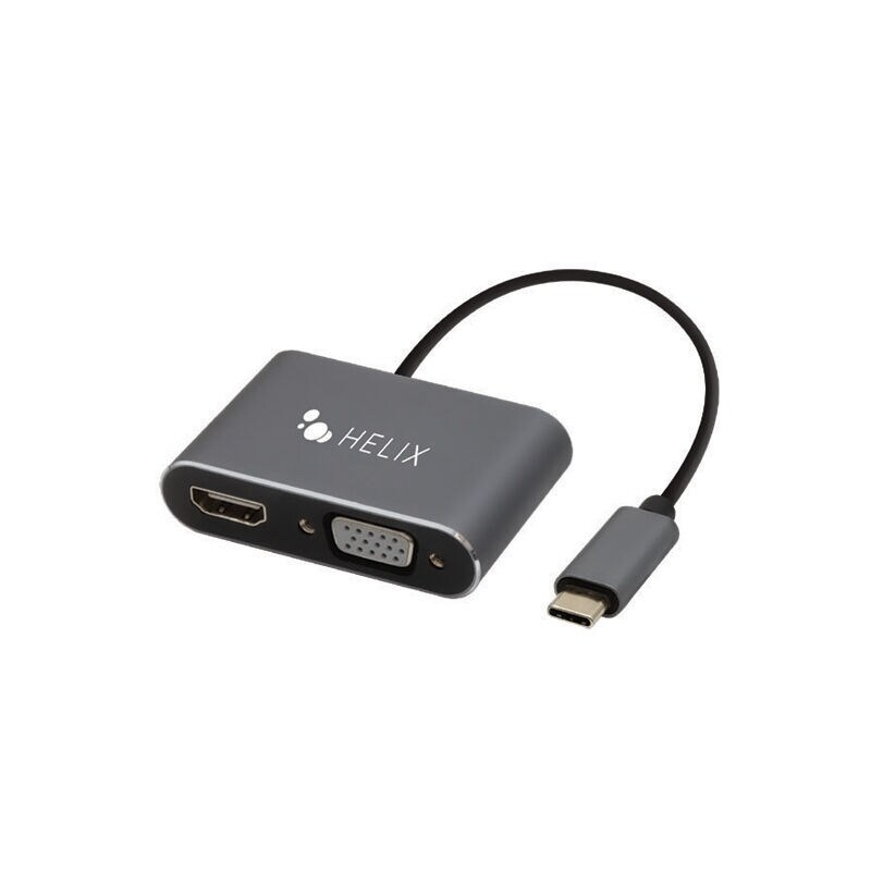 Helix USB-C to HDMI/VGA Adapter, , hires
