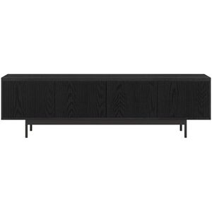 Preston & Cole Everett 70" Wide TV Stand for TVs up to 75" - Black Grain, , hires