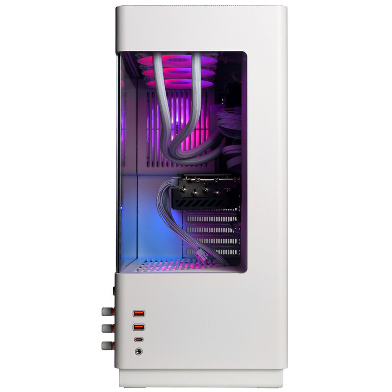 CyberPowerPC Gamer Supreme Desktop with AMD Ryzen 9 9950X3D2, 4.3 GHz, 16-Core CPU, AMD Radeon RX 9070 XT, 16GB, VRAM GPU, 64 GB RAM, 4 TB SSD & Windows 11 Home - White, , hires