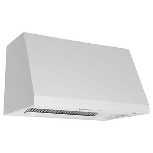 Cafe 36 in. Canopy Pro Style Range Hood with 4 Speed Settings, 600 CFM, Ductless Venting & 2 LED Lights - Matte White, , hires