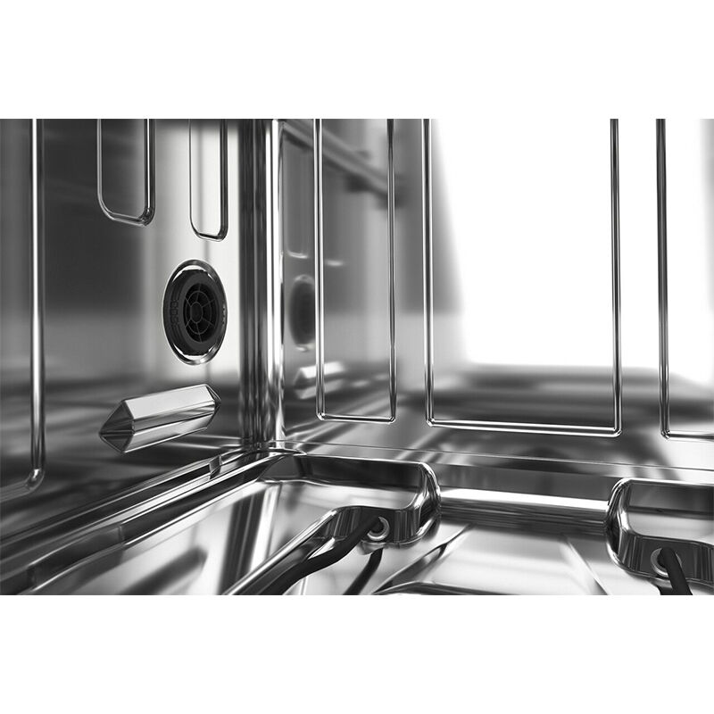 KitchenAid 24 in. Built-In Dishwasher with Front Control , 47 dBA Sound Level, 12 Place Settings, 5 Wash Cycles & Sanitize Cycle - Stainless Steel, Stainless Steel, hires