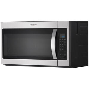 Whirlpool 30 in. 1.9 cu. ft. 1000W Over-the-Range Microwave with 300 CFM & Sensor Cooking - Stainless Steel, Stainless Steel, hires