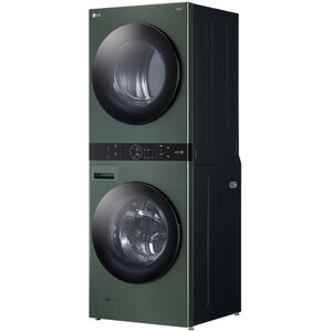 LG 27 in. WashTower with 4.5 cu. ft. Washer with 6 Wash Programs & 7.4 cu. ft. Gas Dryer with 6 Dryer Programs, Sensor Dry & Wrinkle Care - Nature Green, Nature Green, hires