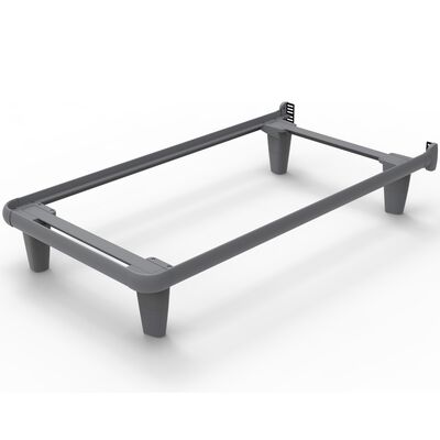 Knickerbocker Embrace 360 Twin Platform Bed - Gray | 81394GR-T