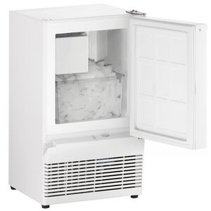 U-Line Stand Alone Ice Maker with 23 lb. Daily Ice Production - White, , hires