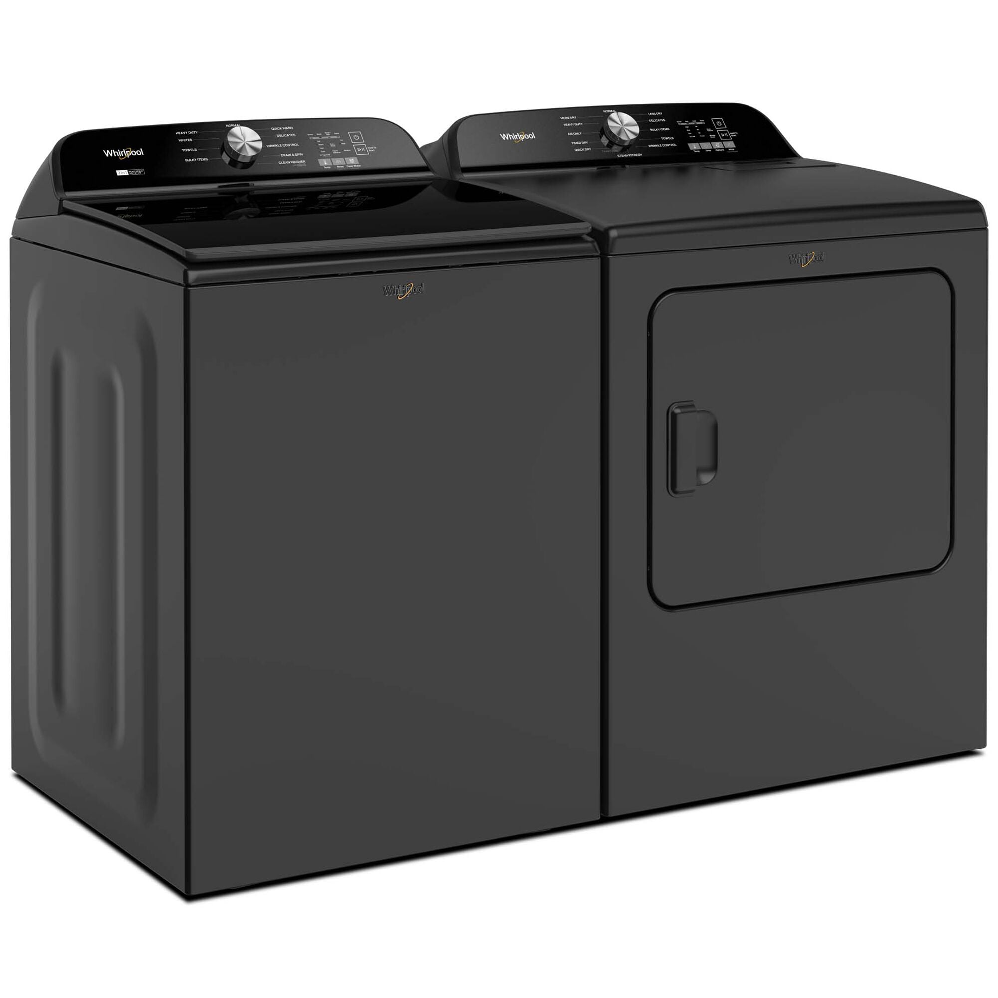 Whirlpool black washer and best sale dryer