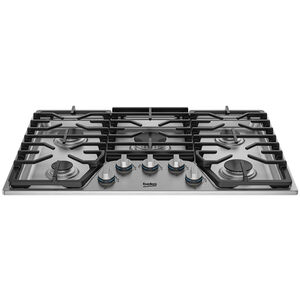 Beko 30 in. Natural Gas Cooktop with 5 Sealed Burners - Stainless Steel, , hires
