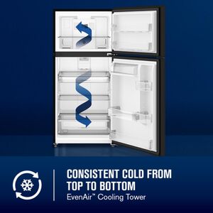 Maytag 30 in. 19.3 cu. ft. Garage-Ready Top Freezer Refrigerator - Black, , hires