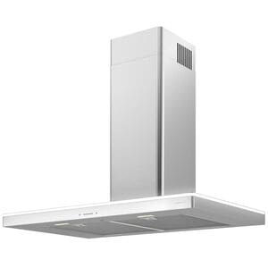 Zephyr Luce Series 36 in. Convertible Chimney Style Range Hood with 600 CFM, 5 Fan Speeds & 2 LED Lights - Stainless Steel, , hires