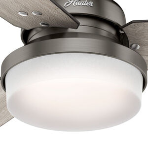 Hunter Sentinel 52 in. Ceiling Fan with LED Light Kit and Handheld Remote - Brushed Slate, Brushed Slate, hires