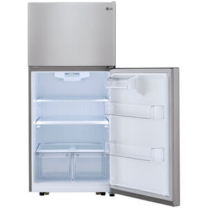 LG 30 in. 20.2 cu. ft. Top Freezer Refrigerator - Stainless Steel, , hires