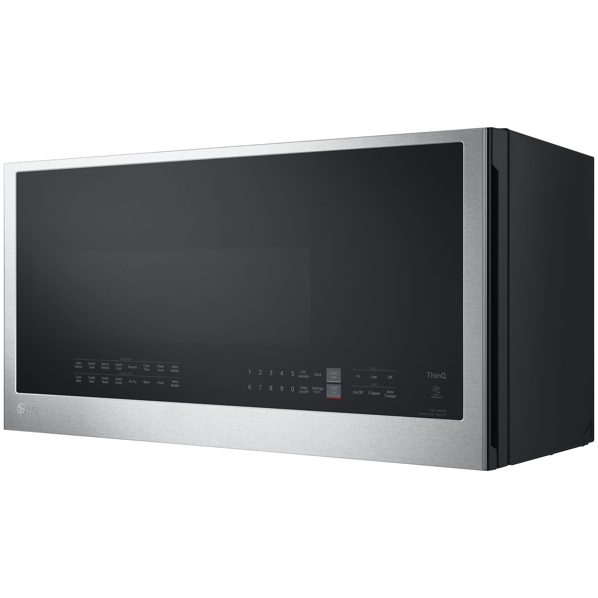 LG 30 in. 1.7 cu. ft. Over the Range Microwave with 10 Power