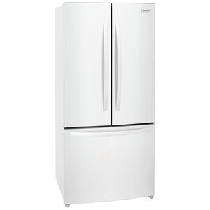 Frigidaire 32 in. 17.6 cu. ft. Counter Depth French Door Refrigerator with Ice Maker - White, , hires