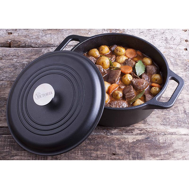 4-piece Hammered Cast Iron Childs Cookware Set Incl Large Dutch Oven With Lid  Frying Pan Sauce Pan 
