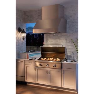 Broan EPD61 Series 48 in. Canopy Pro Style Range Hood with 3 Speed Settings, 1290 CFM, Ducted Venting & 2 Halogen Lights - Stainless Steel, , hires