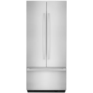 JennAir 36 in. 20.8 cu. ft. Built-In Counter Depth French Door Refrigerator with Ice Maker - Custom Panel Ready, , hires