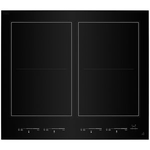 JennAir Oblivian Glass 24 in. 4-Burner Induction Cooktop with Simmer Burner & Power Burner - Black, , hires