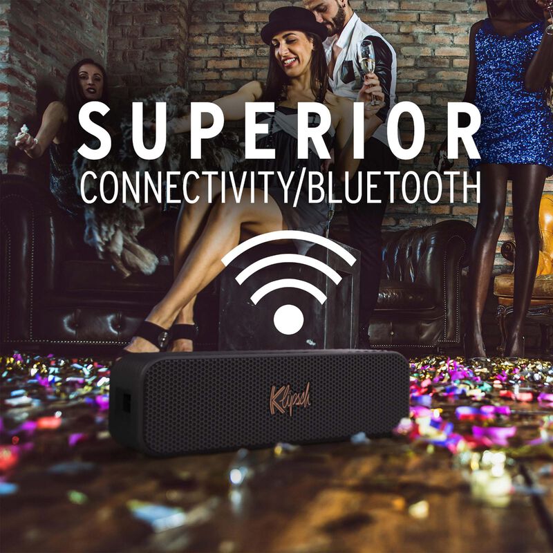Klipsch Detroit Portable Bluetooth Speaker - Black, , hires
