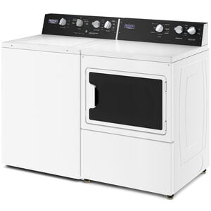 Maytag 27 in. 3.5 cu. ft. Top Load Washer with Dual-Action Agitator & Power Wash Cycle - White, , hires