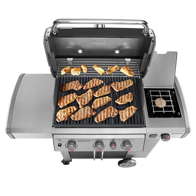 Weber Genesis Ii E 335 3 Burner Propane Gas Grill Black P C Richard Son