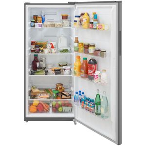Frigidaire 30 in. 21.0 cu. ft. Garage-Ready Upright Freezer with Adjustable Shelves - Fingerprint Resistant Stainless, , hires