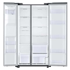 Samsung 36 in. 22 cu. ft. Smart Counter Depth Side by Side Refrigerator with Ice & Water Dispenser - Stainless Steel, Stainless Steel, hires