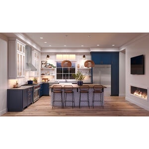 Sub-Zero Classic 48 in. 28.8 cu. ft. Built-In Smart Counter Depth Side-by-Side Refrigerator with Tubular Handles, Internal Ice & Water Dispenser - Stainless Steel, , hires