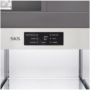 SKS 18 in. 9.6 cu. ft. Built-in Smart Triple-Drawers Upright Freezer with Ice-Maker & Adjustable Shelves - Custom Panel Ready, , hires