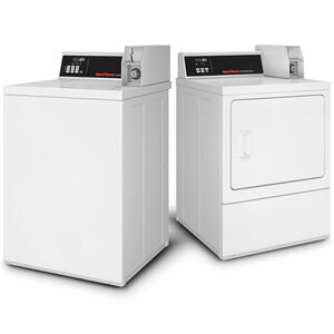 Speed Queen DV6 27 in. 7.0 cu. ft. Commercial Gas Dryer - White, , hires