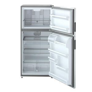 Maytag 30" 18.15 Cu. Ft. Top Freezer Refrigerator (Optional Ice Dispenser Sold Separately) - Stainless Steel, , hires
