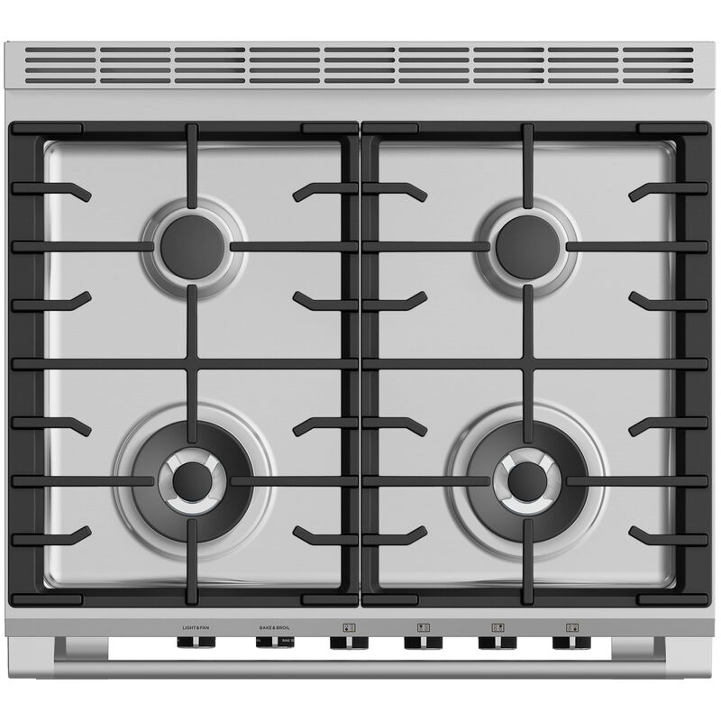 Fisher & Paykel Series 7 30 in. 3.5 cu. ft. Standard Convection Gas Range with 4 Sealed Burners - Red, , hires