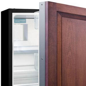 Summit 21 in. 2.6 cu. ft. Undercounter Refrigerator with Black Cabinet - Custom Panel Ready, , hires