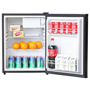 Avanti 19 in. 2.4 cu. ft. Mini Fridge with Freezer Compartment - Black, , hires