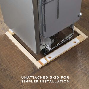 GE 24 in. Front Control Flush-Mount Dishwasher with 59 dBa Sound Level, Dry Boost & Pocket Handle - Stainless Steel, , hires