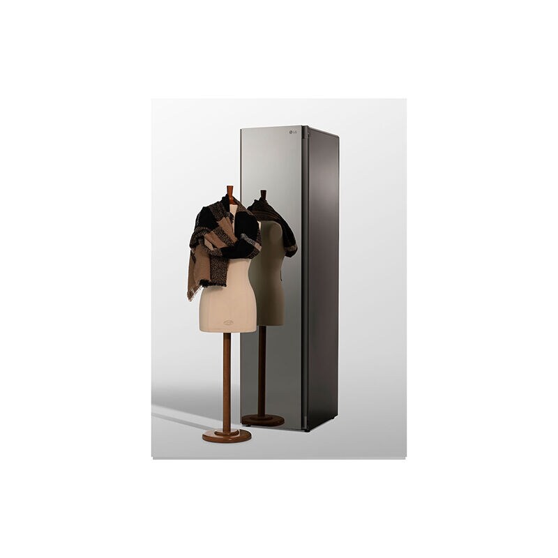 LG Styler 18 in. Smart Steam Closet with TrueSteam Technology & Exclusive Moving Hangers - Mirror, , hires